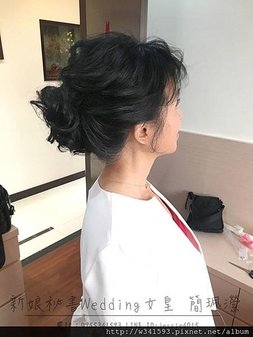 媽媽妝髮範例-優雅盤髮 台北新娘秘書Wedding女皇