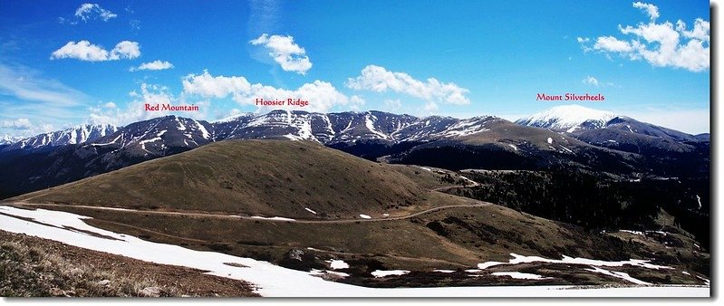 Looking east towards Hoosier Pass from the lower elevations of North Star Mountain 1