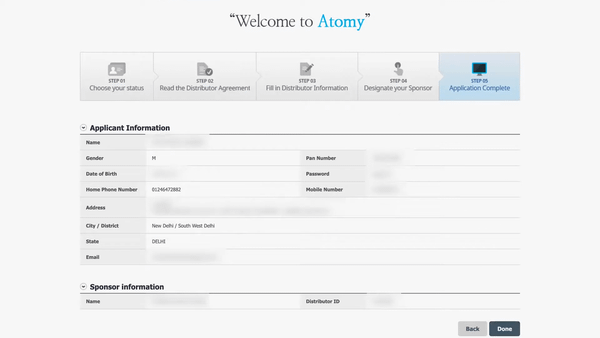 How to register as an Atomy In