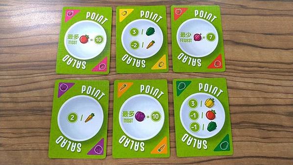 得分沙拉 point salad 繁體中文版 開箱及規則介紹
