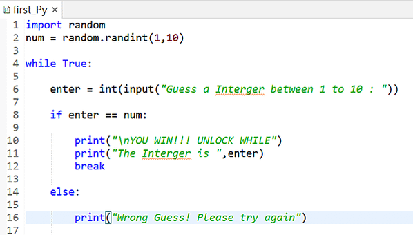 Python Eclipse 初學 入門 教學 基本方法 for while loop break continue 範例