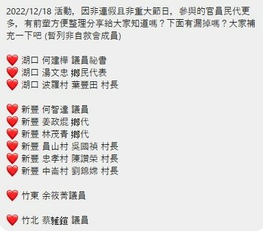 民意代表羅美文及民進黨縣議員何建樺、候選人曾綉雅，反對湖口鄉