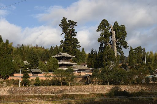 時思寺坐西朝東位於浙江省麗水市元明建築建於（1140年）13