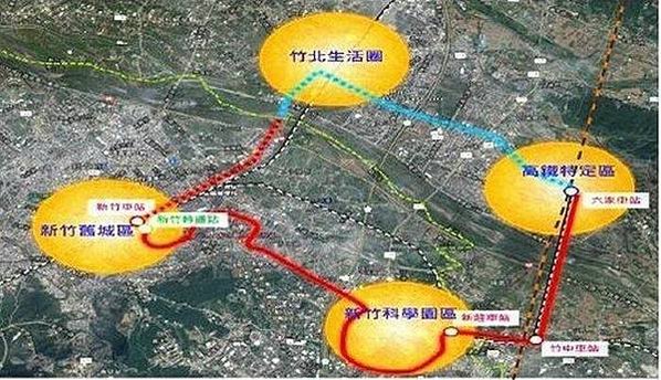 大新竹輕軌路網/「大新竹輕軌路網」計畫以環狀路網串聯「新竹舊