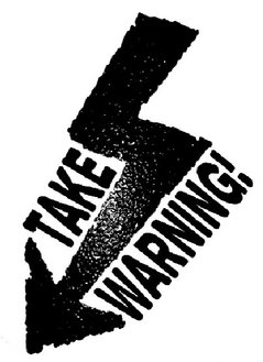 take warning logo