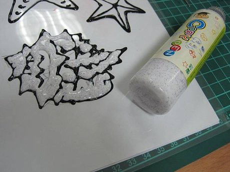 玻璃彩繪貼 貝殼5