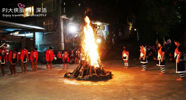 PJ大俠嘉義旅遊阿里山景點樂野來吉山豬部落營火晚會