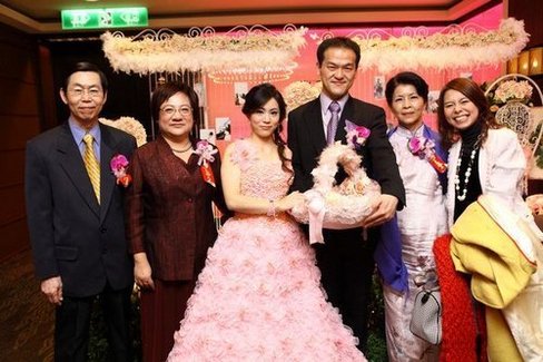 歡沁婚禮主持新人合照