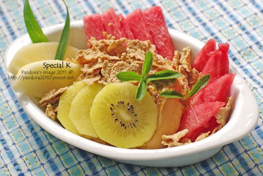 Special K + 水果布丁