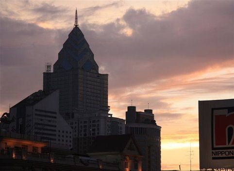 烏魯木齊黃昏街景.JPG