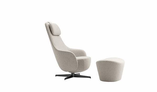 b&amp;b italia harbor laidback armchair_ 4