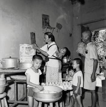 麵粉袋首次出現，是二戰後的1951-1965美援年代-美援時