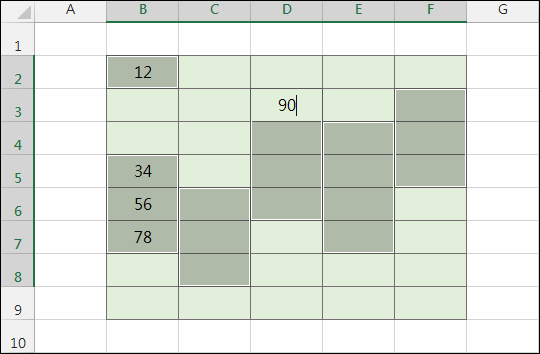 Excel-在儲存格輸入資料時設定輸入順序