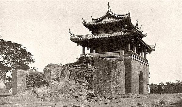 竹塹城-淡水廳，1777年先有武廟(姜太公+關岳帝廟)再有文