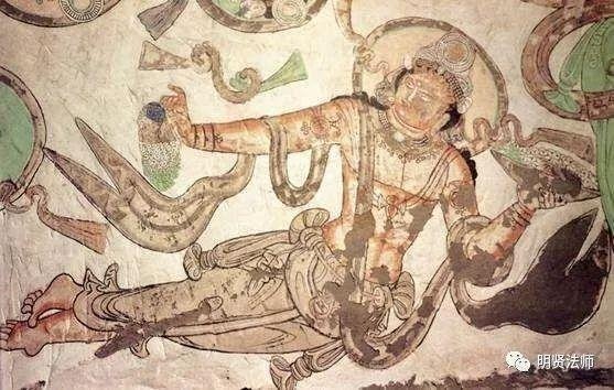 監齋菩薩（灶君）大聖緊那羅王菩薩「歌神」（歌樂神），即漢傳佛