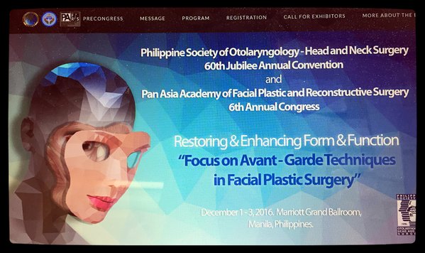 邱昱勳醫師應邀為2016 PAFPRS 6th Annual Congress 講師
