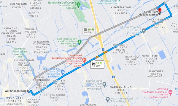 Wat Sriboonreung to Kwan Riam Floating Market.jpg