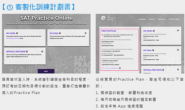 SAT個人訓練計劃書 -菁英sat補習班