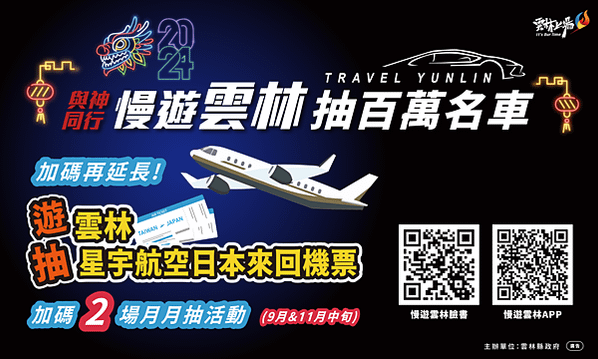 【消費抽獎】2024雲林購物節，最大好禮特斯拉電動車 ~by