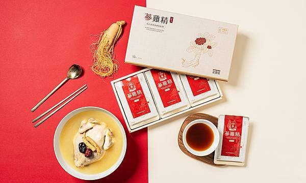 【新聞圖片】尊榮寵媽必備正官庄「蔘雞精」，一雞一鍋精粹且不加入一滴水完整保留營養精華，是總統級寵媽首選。