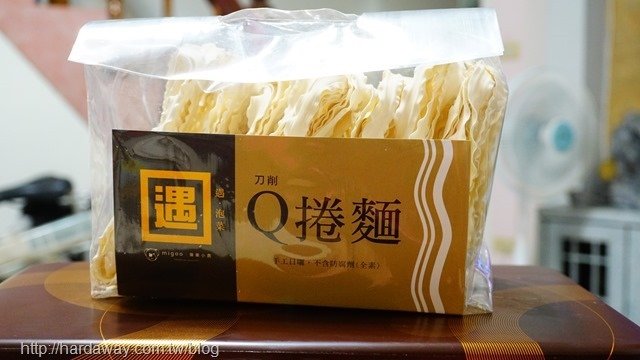 手工日曬刀削Q捲麵