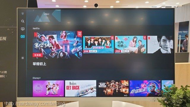 三星Smart Monitor M8智慧電視介面