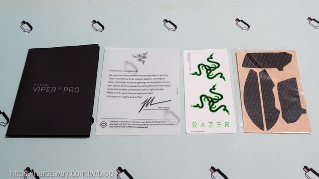 雷蛇RAZER VIPER V2 PRO無線電競滑鼠配件