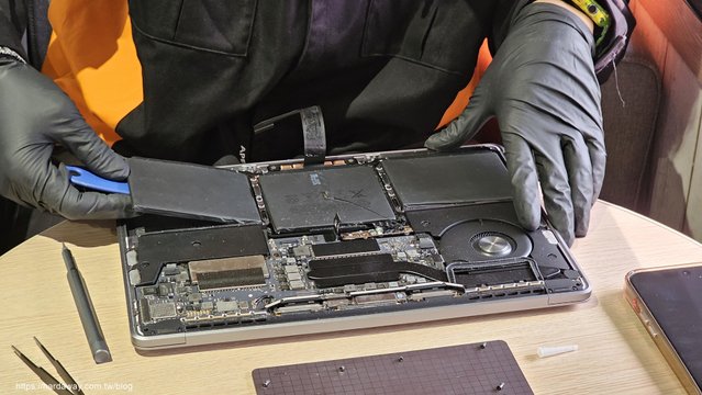 台中豐原哪裡換Mac筆電電池