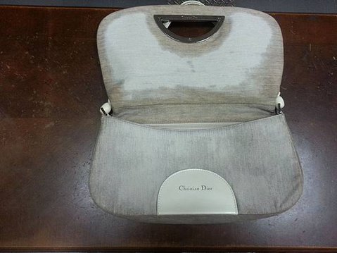 Christian Dior 包布面受潮變色更換 