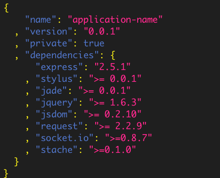 package.json