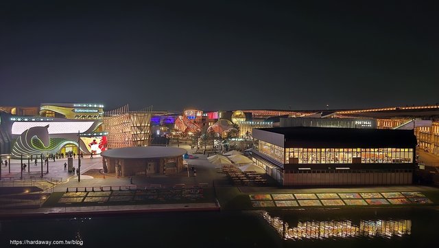 EXPO 2025大阪世界博覽會場館夜景