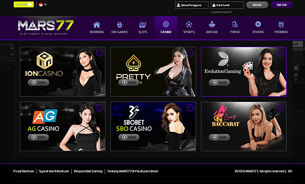 MARS77: Situs Judi Slot Online Resmi Terpercaya Indonesia