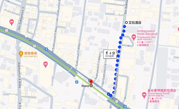 Aira Hotel Hotel Sukhumvit Soi 11 NANA map.jpg