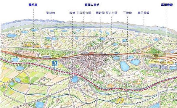 桃園楊梅富岡老街/拜占庭式窿頂、希臘三角山牆及羅馬對稱列柱/