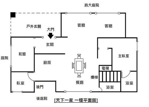 天下一家 1F_layout