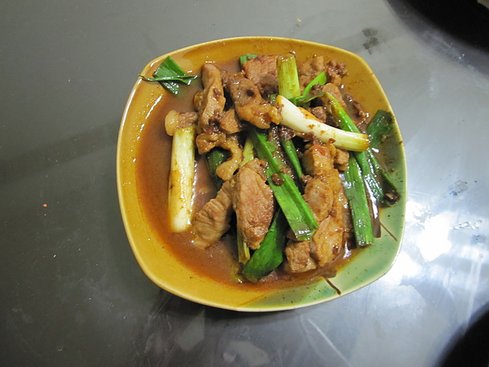 沙茶炸醬炒肉絲