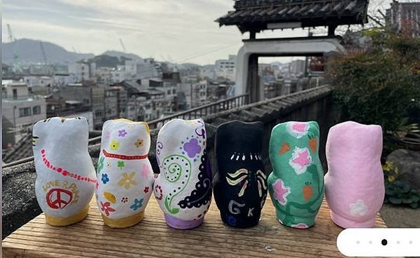 尾道 福石貓神社/「福石貓」招財貓美術館/貓之細道是一條從廣
