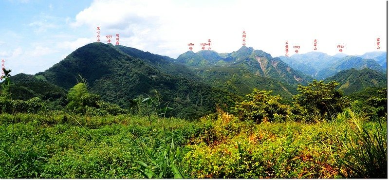 凍仔嶺東北眺望群山 1-1