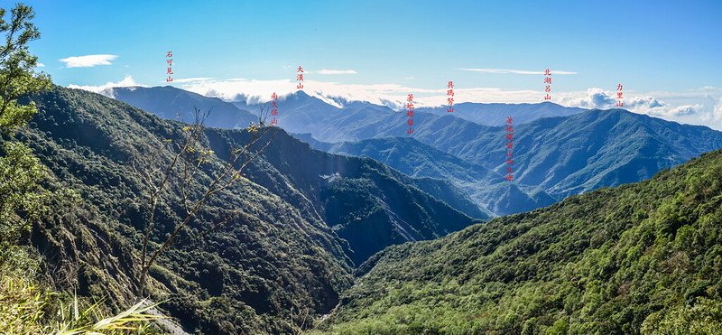 久保山東南坡坍方處東南望群山 1-1