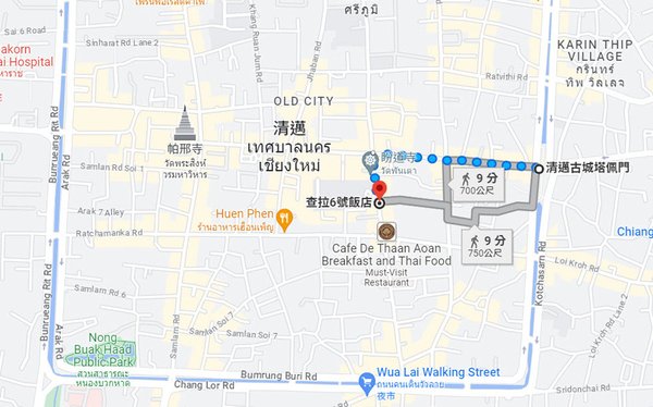 Chiang Mai Chala Number 6 Hotel MAP.jpg