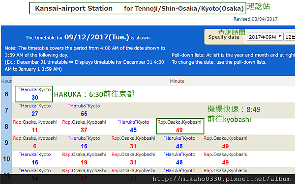 JR西日本時刻表