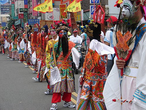 戊戌正科「東港迎王平安祭典」「請水儀式」千歲共有36位迎請到