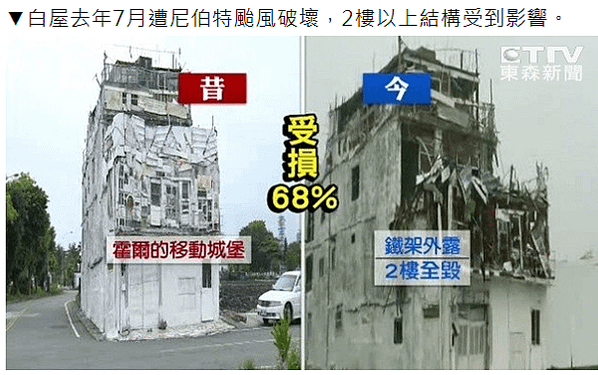 台東小白屋 (霍爾的移動城堡) 花了超過40年時間獨立建成-