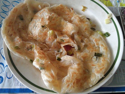 蔥油餅(Scallion pancake)