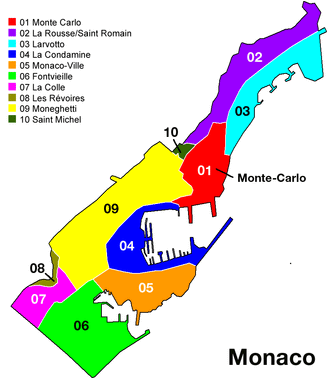 Monaco Map