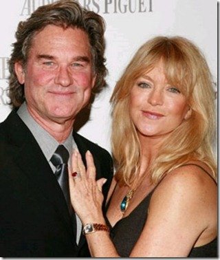 Goldie Hawn and Kurt Russell