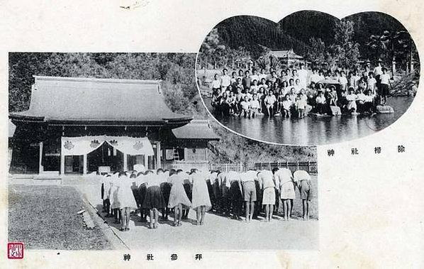 鳥居拍手習俗/八幡宮：祀奉自古日本的武神，是保護國家的守護神