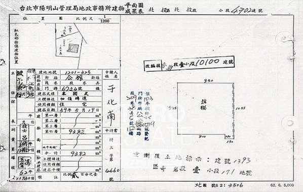 台北市北投區公館路209巷38弄5號4樓
