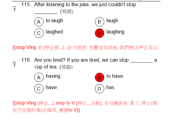 戰勝英文會考_英檢初級一階 必備文法刷題本_2024 總題數