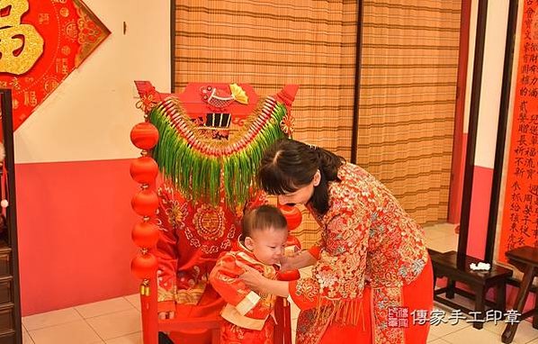 高雄市鳳山區林寶寶古禮抓周祝福活動。2022.02.26 照片20